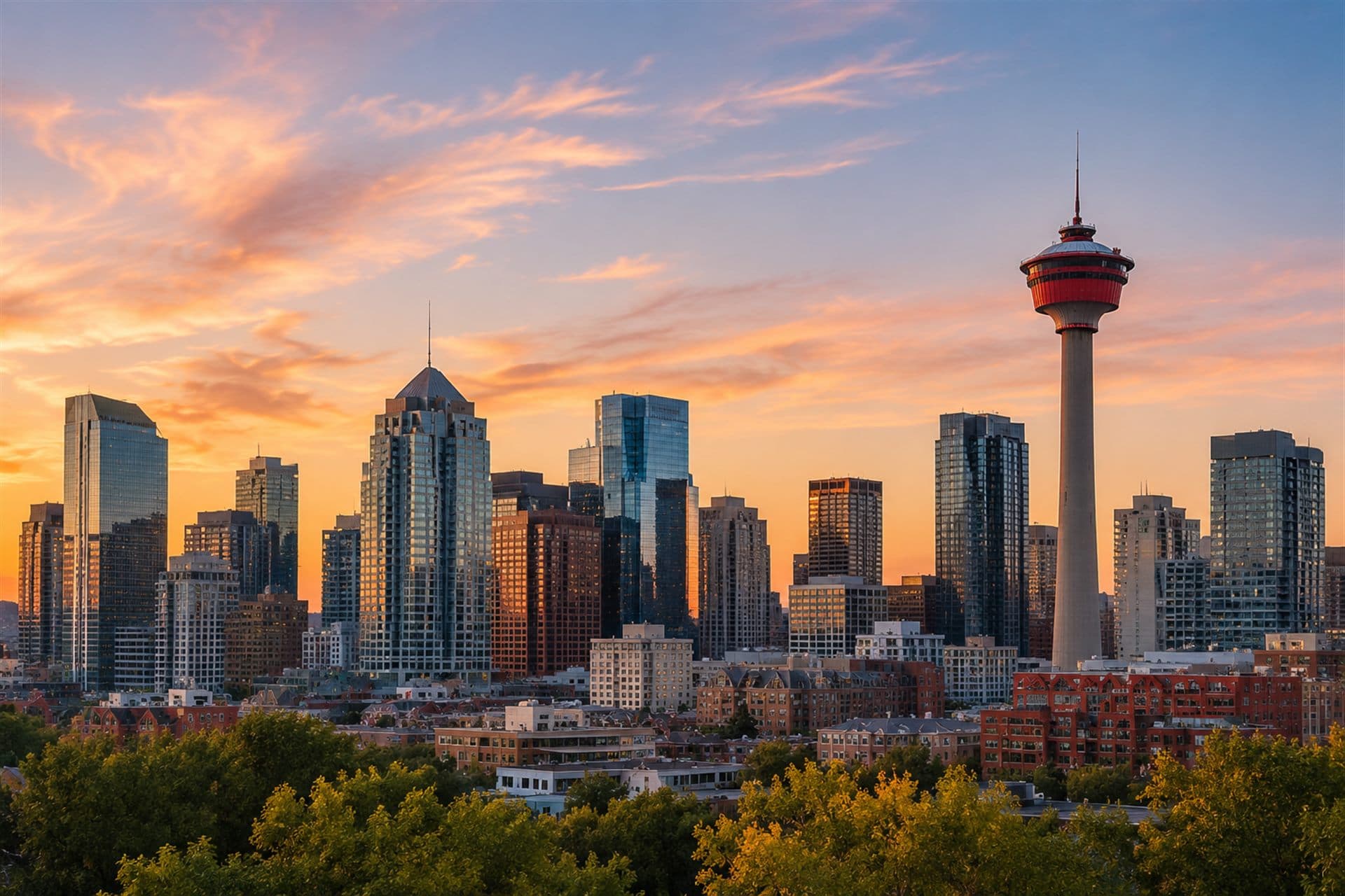 Alberta skyline